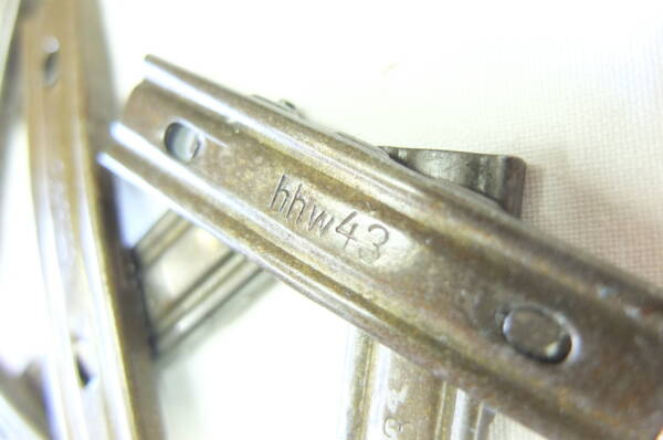 LASTRINE ORIGINALI MAUSER K98 WWII 1943 - immagine 2