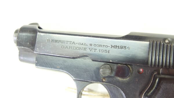 P.BERETTA MOD.1934 AERONATICA MILITARE CAL.9CORTO ANNO 1951 - immagine 2