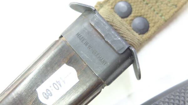 BAIONETTA DI PRODUZIONE TEDESCA "WEST GERMANY"  MOD.US M7 - immagine 4
